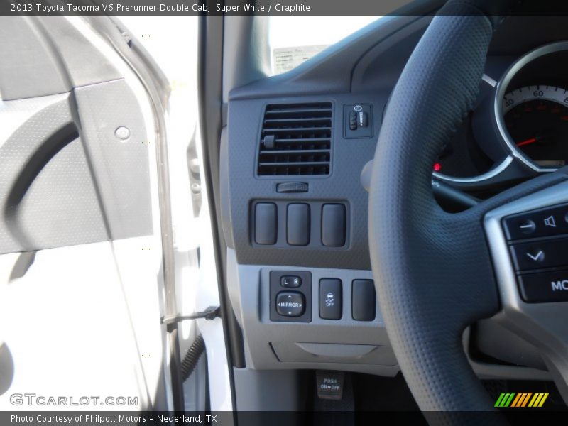 Super White / Graphite 2013 Toyota Tacoma V6 Prerunner Double Cab