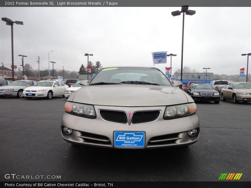 Light Bronzemist Metallic / Taupe 2002 Pontiac Bonneville SE