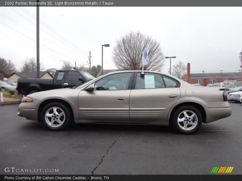 Light Bronzemist Metallic / Taupe 2002 Pontiac Bonneville SE