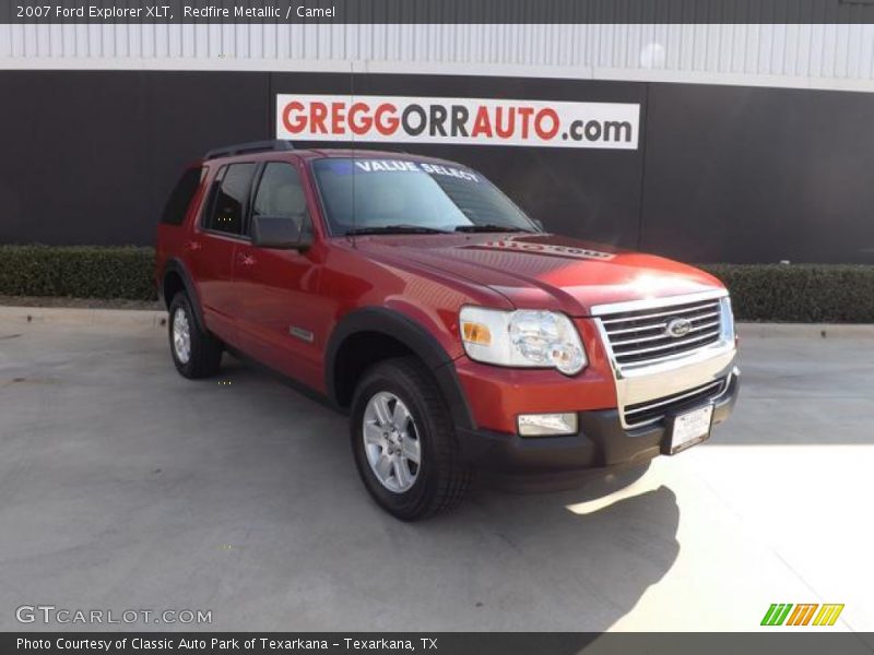 Redfire Metallic / Camel 2007 Ford Explorer XLT