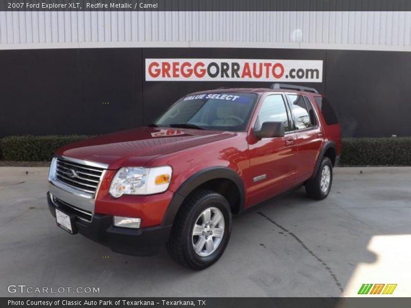 Redfire Metallic / Camel 2007 Ford Explorer XLT