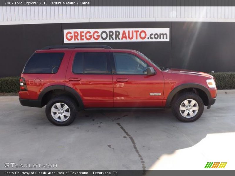 Redfire Metallic / Camel 2007 Ford Explorer XLT