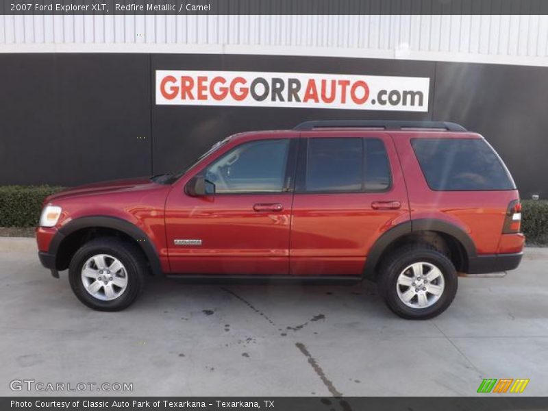 Redfire Metallic / Camel 2007 Ford Explorer XLT