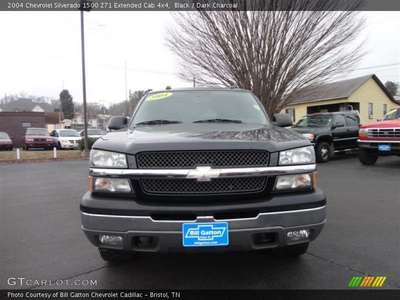 Black / Dark Charcoal 2004 Chevrolet Silverado 1500 Z71 Extended Cab 4x4