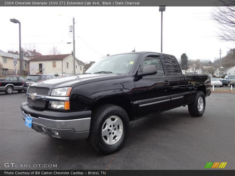 Black / Dark Charcoal 2004 Chevrolet Silverado 1500 Z71 Extended Cab 4x4