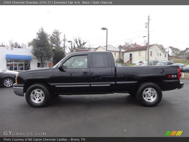 Black / Dark Charcoal 2004 Chevrolet Silverado 1500 Z71 Extended Cab 4x4