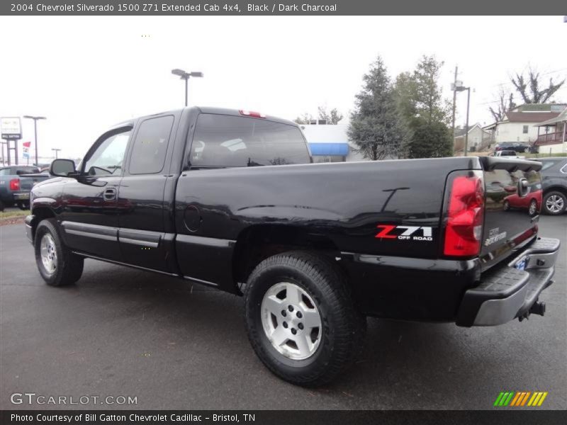 Black / Dark Charcoal 2004 Chevrolet Silverado 1500 Z71 Extended Cab 4x4