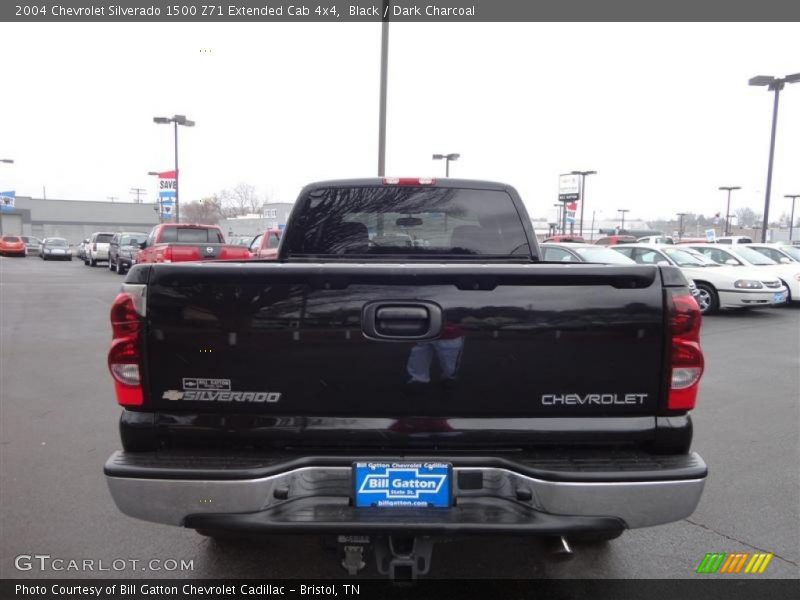 Black / Dark Charcoal 2004 Chevrolet Silverado 1500 Z71 Extended Cab 4x4