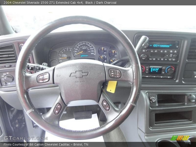 Black / Dark Charcoal 2004 Chevrolet Silverado 1500 Z71 Extended Cab 4x4
