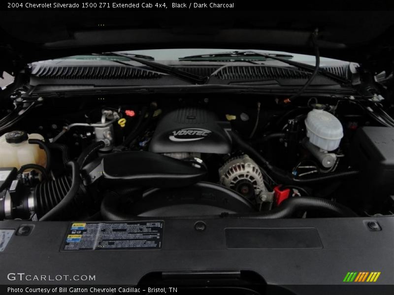 Black / Dark Charcoal 2004 Chevrolet Silverado 1500 Z71 Extended Cab 4x4