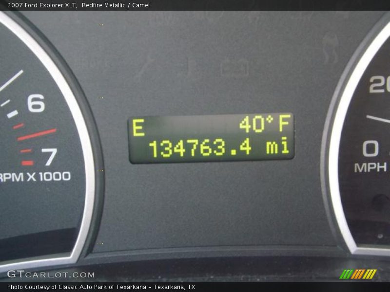 Redfire Metallic / Camel 2007 Ford Explorer XLT