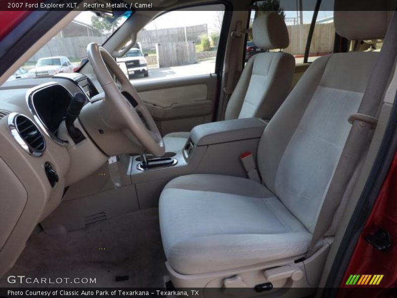 Front Seat of 2007 Explorer XLT