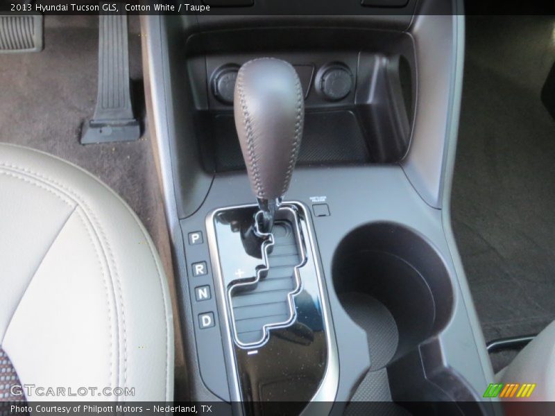 Cotton White / Taupe 2013 Hyundai Tucson GLS