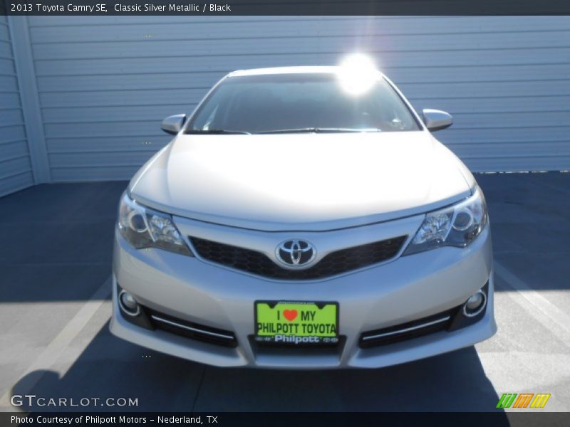 Classic Silver Metallic / Black 2013 Toyota Camry SE