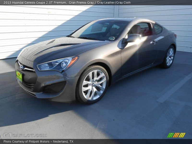 Front 3/4 View of 2013 Genesis Coupe 2.0T Premium