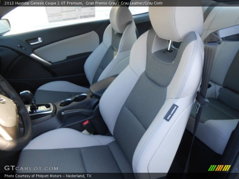 Front Seat of 2013 Genesis Coupe 2.0T Premium