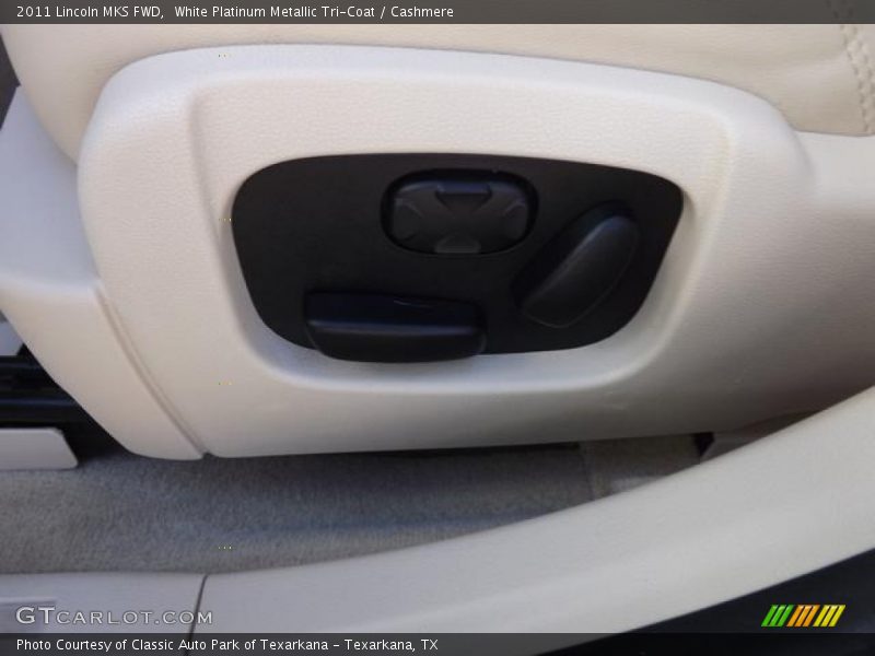 White Platinum Metallic Tri-Coat / Cashmere 2011 Lincoln MKS FWD