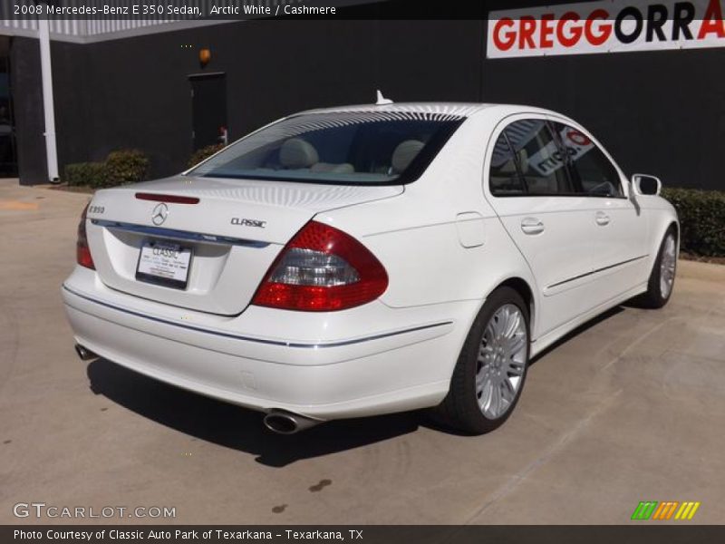 Arctic White / Cashmere 2008 Mercedes-Benz E 350 Sedan