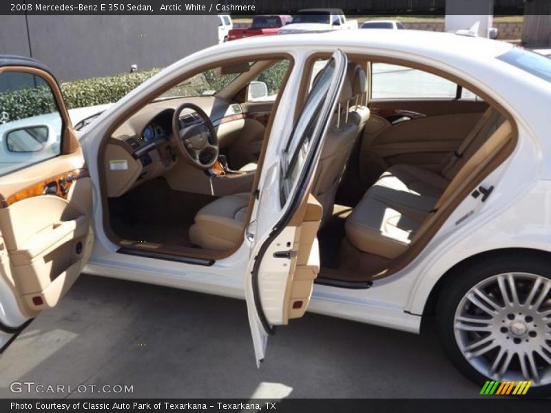 Arctic White / Cashmere 2008 Mercedes-Benz E 350 Sedan