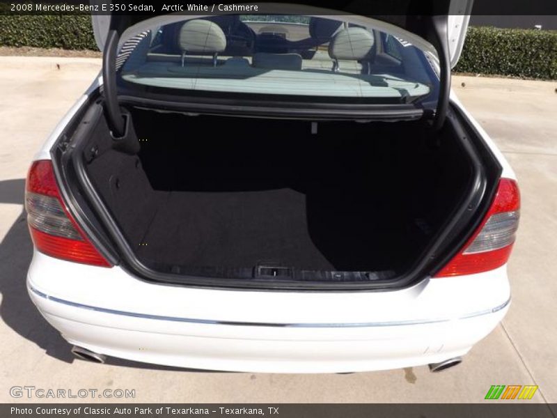 Arctic White / Cashmere 2008 Mercedes-Benz E 350 Sedan