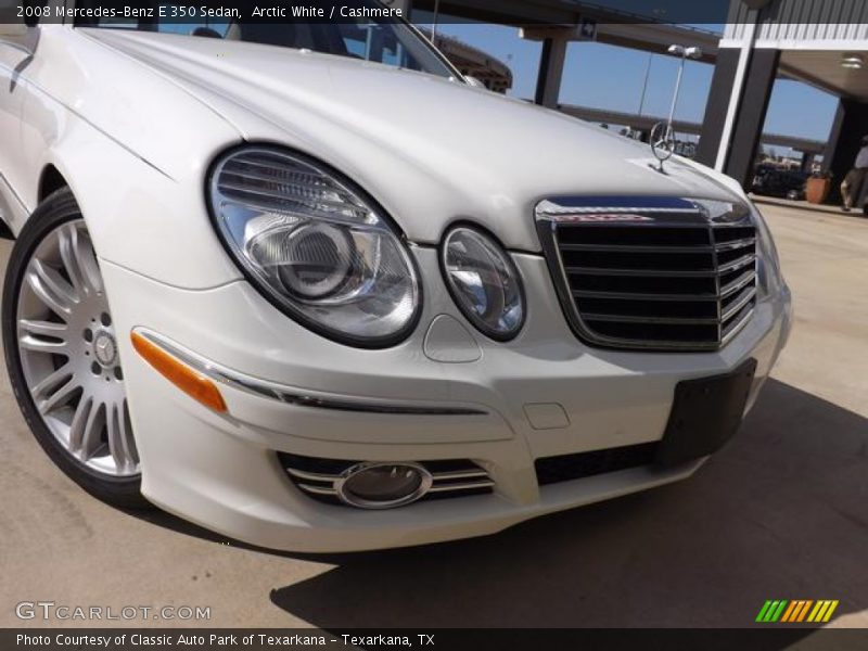 Arctic White / Cashmere 2008 Mercedes-Benz E 350 Sedan