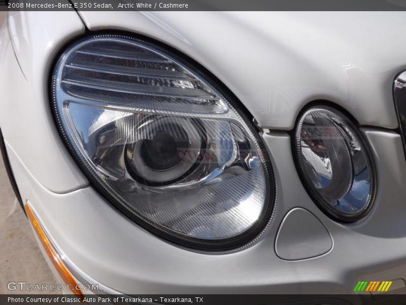 Arctic White / Cashmere 2008 Mercedes-Benz E 350 Sedan