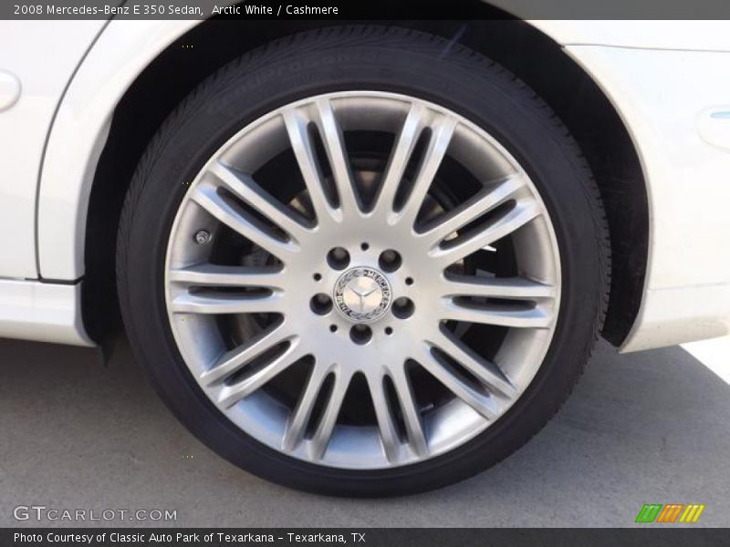Arctic White / Cashmere 2008 Mercedes-Benz E 350 Sedan