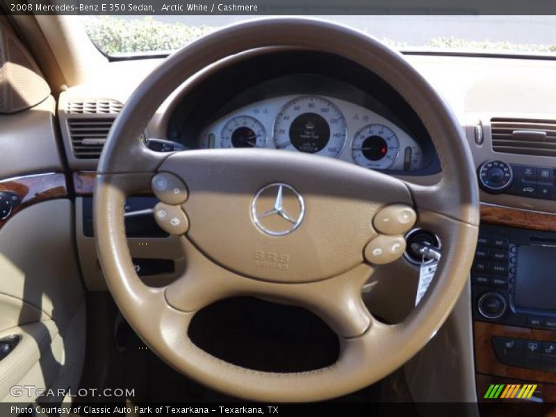 Arctic White / Cashmere 2008 Mercedes-Benz E 350 Sedan