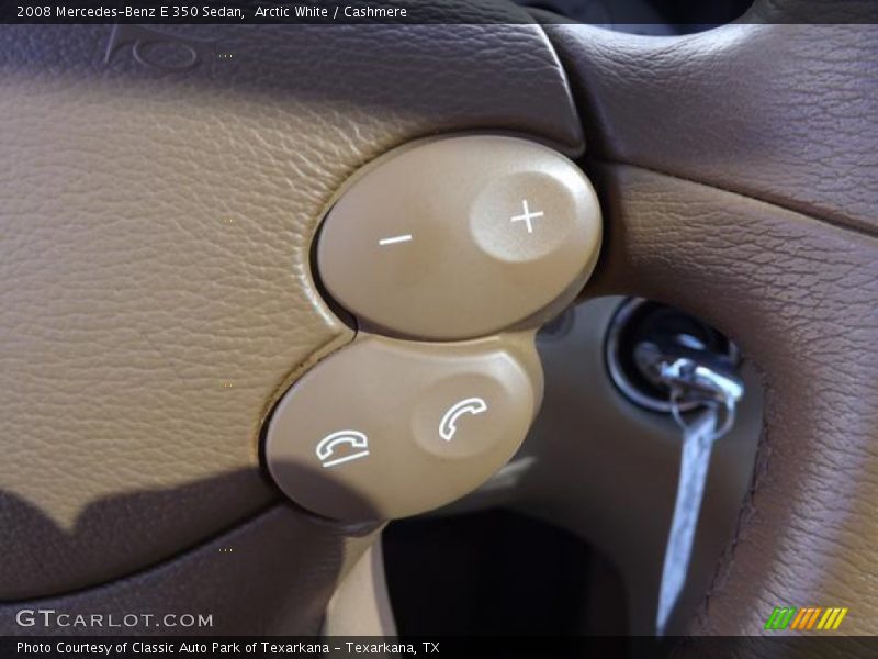 Arctic White / Cashmere 2008 Mercedes-Benz E 350 Sedan