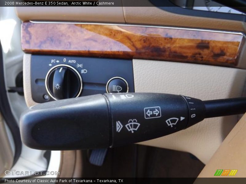 Arctic White / Cashmere 2008 Mercedes-Benz E 350 Sedan