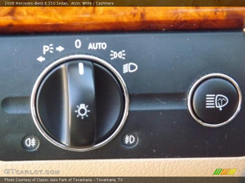 Arctic White / Cashmere 2008 Mercedes-Benz E 350 Sedan