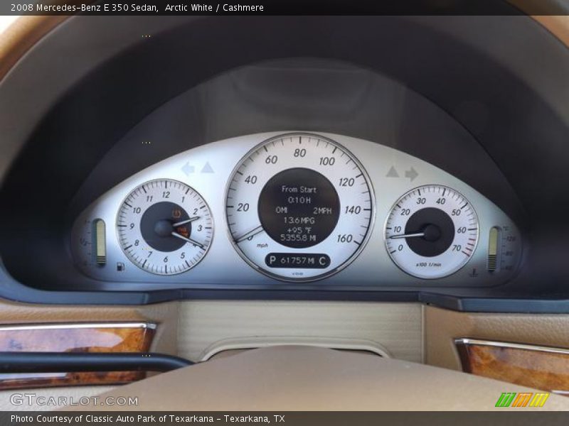 Arctic White / Cashmere 2008 Mercedes-Benz E 350 Sedan
