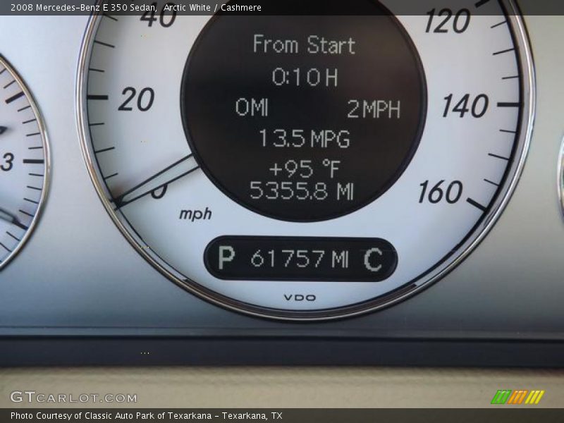 Arctic White / Cashmere 2008 Mercedes-Benz E 350 Sedan
