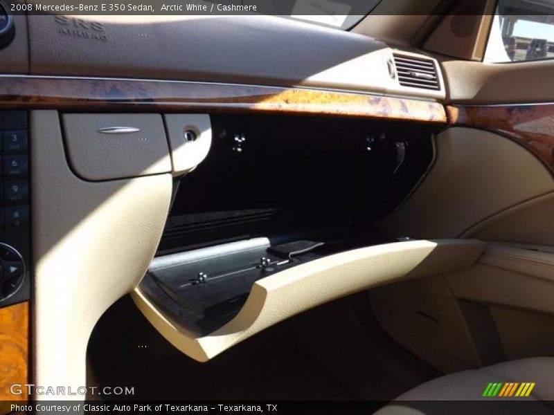 Arctic White / Cashmere 2008 Mercedes-Benz E 350 Sedan