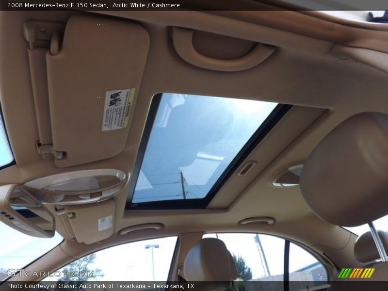 Arctic White / Cashmere 2008 Mercedes-Benz E 350 Sedan