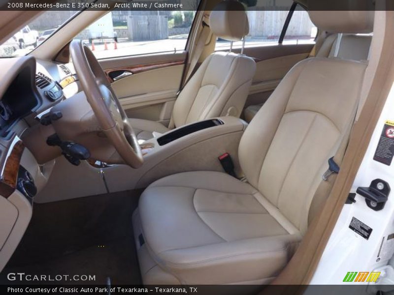 Arctic White / Cashmere 2008 Mercedes-Benz E 350 Sedan
