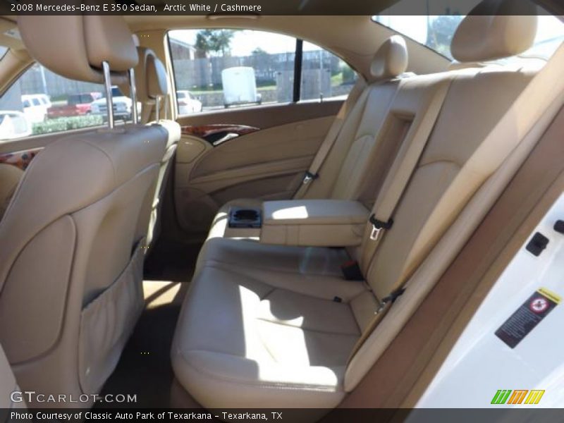 Arctic White / Cashmere 2008 Mercedes-Benz E 350 Sedan