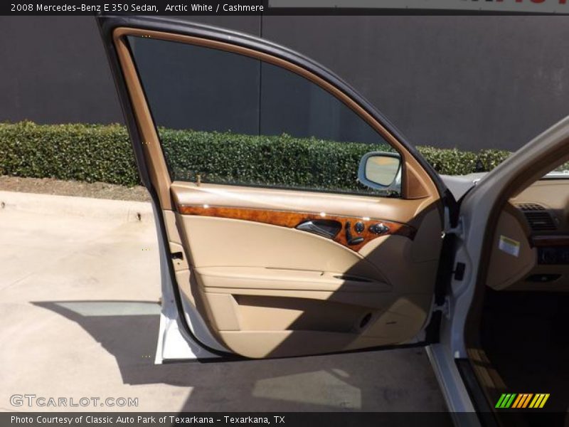 Arctic White / Cashmere 2008 Mercedes-Benz E 350 Sedan