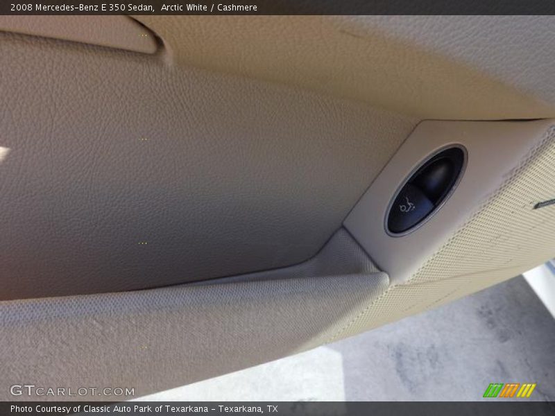 Arctic White / Cashmere 2008 Mercedes-Benz E 350 Sedan