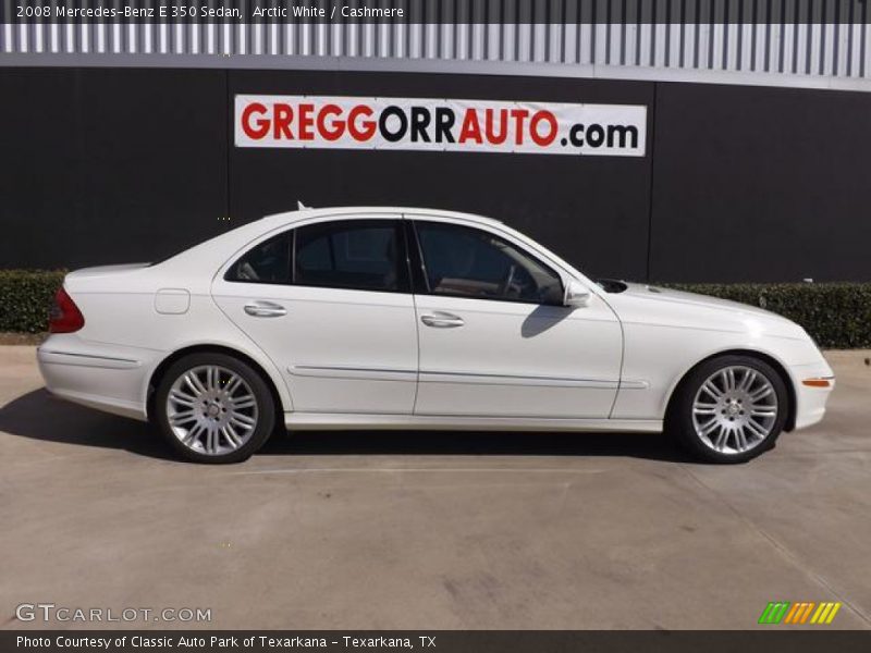 Arctic White / Cashmere 2008 Mercedes-Benz E 350 Sedan