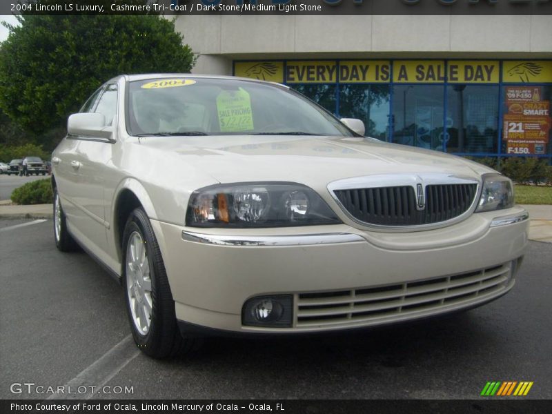 Cashmere Tri-Coat / Dark Stone/Medium Light Stone 2004 Lincoln LS Luxury