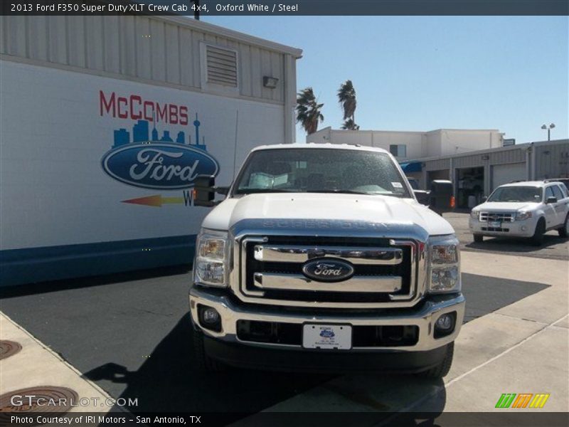 Oxford White / Steel 2013 Ford F350 Super Duty XLT Crew Cab 4x4