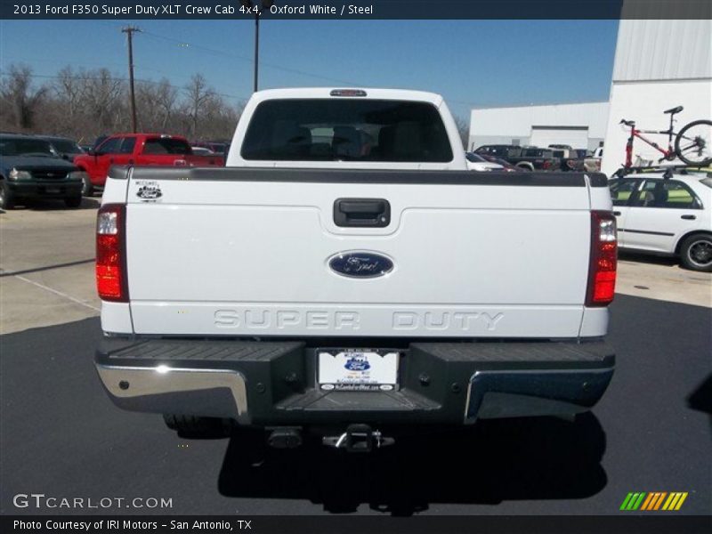 Oxford White / Steel 2013 Ford F350 Super Duty XLT Crew Cab 4x4
