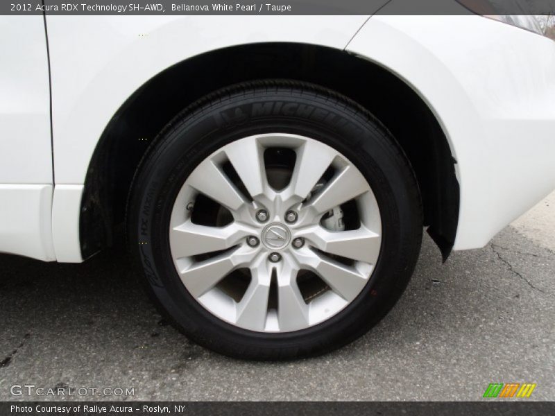 Bellanova White Pearl / Taupe 2012 Acura RDX Technology SH-AWD