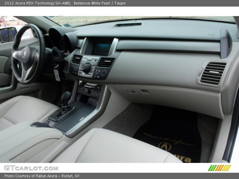 Bellanova White Pearl / Taupe 2012 Acura RDX Technology SH-AWD