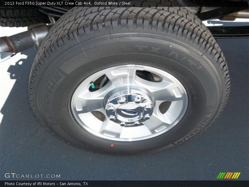 Oxford White / Steel 2013 Ford F350 Super Duty XLT Crew Cab 4x4
