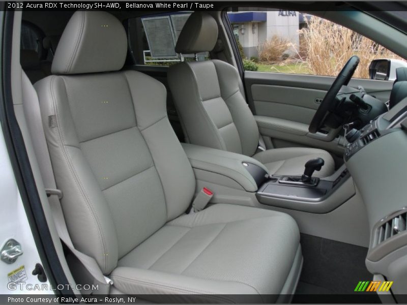 Bellanova White Pearl / Taupe 2012 Acura RDX Technology SH-AWD