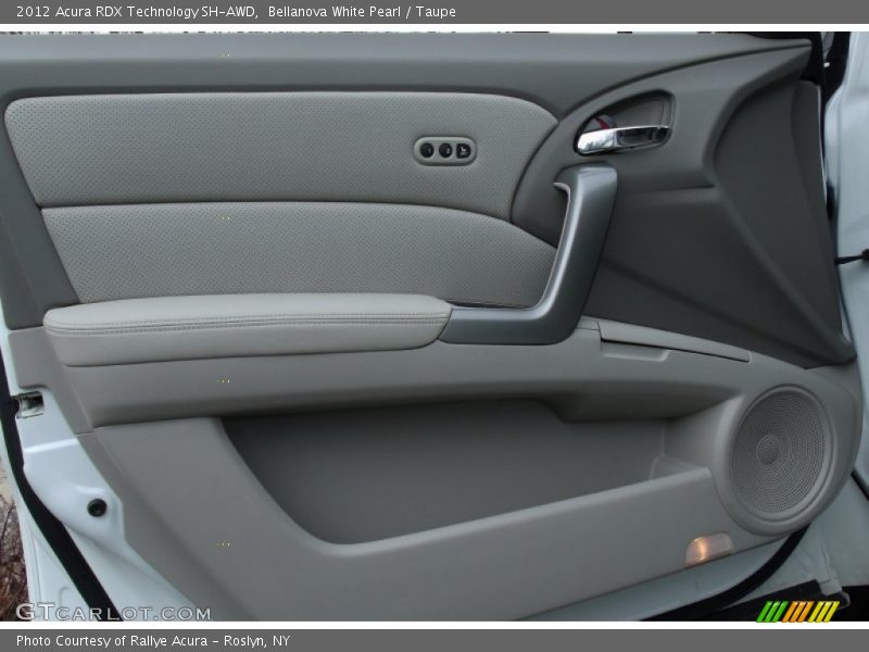 Bellanova White Pearl / Taupe 2012 Acura RDX Technology SH-AWD