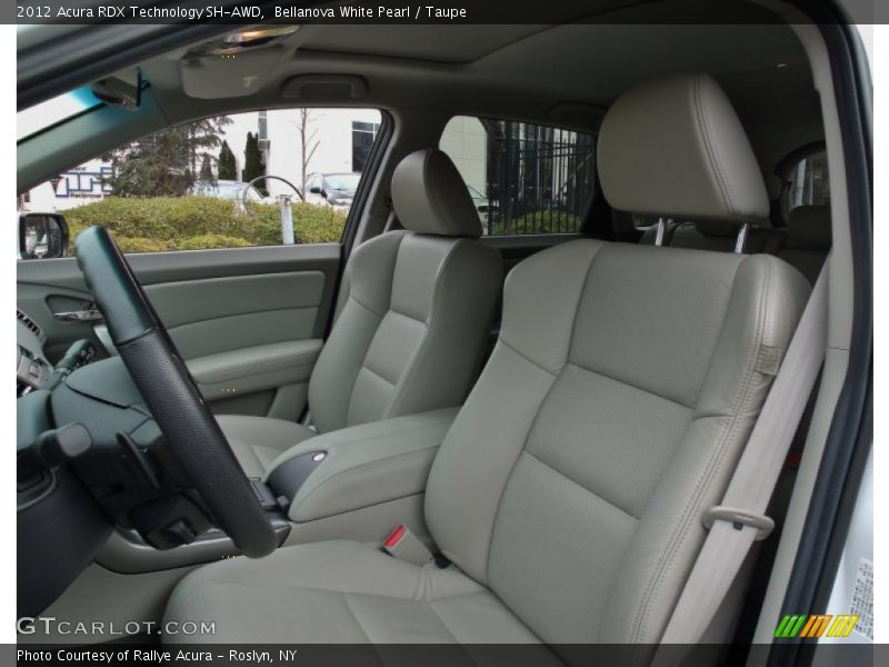Bellanova White Pearl / Taupe 2012 Acura RDX Technology SH-AWD
