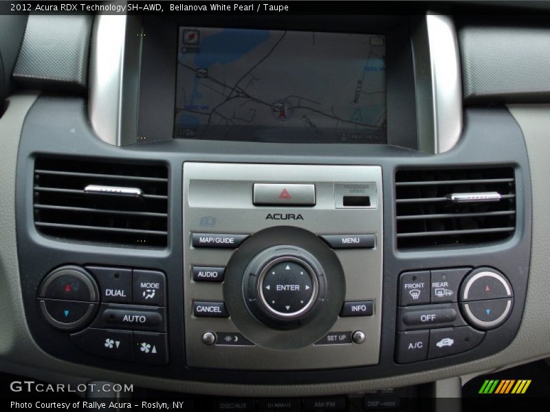 Bellanova White Pearl / Taupe 2012 Acura RDX Technology SH-AWD